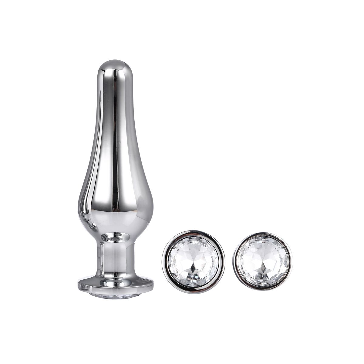 Plug Anal Dream Toys Gleaming Love Silberfarben